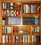 Book Case of Books: Books on American History Spanning America Indian, Civil War, Spanish American and both WW I & WW II
Collector Books on Knives , Fire Arms, Ammo, Military from Insignias to Saddles!!!