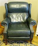 Green Wingback Recliner