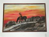 "Trail's End"
Original Art Work
by E. Ward 1968