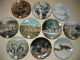 W.S. George Nature's Playmate Series Collectors Plates