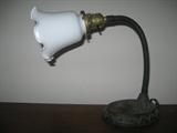 H.L.G. metal works antique lamp
