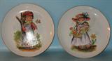 Boy & Girl Made In Japan Plates