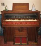 Kemball Turn of the Century Oak Pump Organ