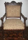 Walnut Eastlake Late 19th Century Parlor Chair