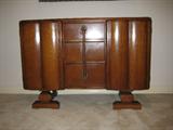 Vintage English Oak Side Board