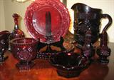 A collection of Avon "Cape Cod" Glassware
