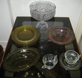 Depression Era Glassware including Madrid, Patrican, Bubble, Candlewick and more