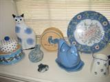 Blue & White Various Porcelain
