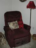 Burgandy Electric Lift Chair