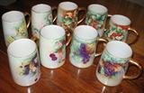 Vera Rose Hand Painted Collection of Mugs