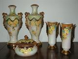Vera Rose Hand Painted Porcelain Yellow Rose Collection