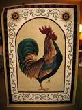 New Rooster Throw Rug