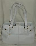 White Leather Purse, Mint condition