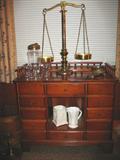 Maple 12-Drawer Maple Console
