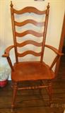 Sprague & Carlton Slat Back Maple Arm Chair
