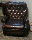 Fred Miller Custome Tufted back Recliner