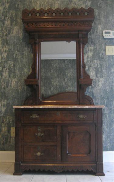 Victorian Marble-Top Dresser
