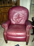 Pair of Studed Leather Recliner