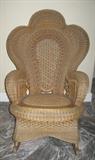 Victorian Style Wicker Rocker