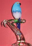 Signed Murano Bird on Limb