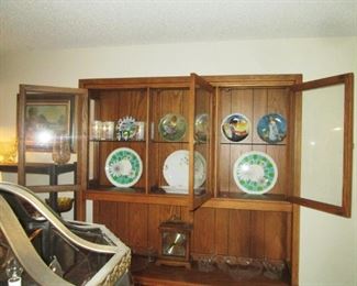 Dining Room Left:  Dishes, China Cabinet