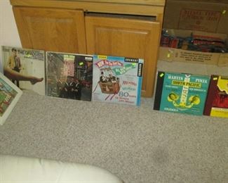 Family Room Right:  LP's