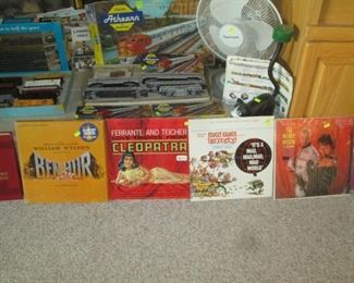 Family Room Right:  LP's