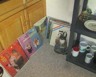 Family Room Right:  LP's