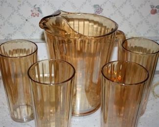Pitcher with matching Tumblers