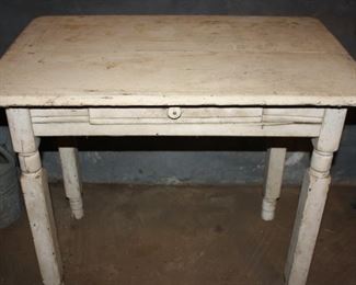 Another Farm Table with Drawer  