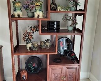 Rosewood Display Cabinet