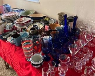 Misc glassware