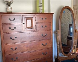 Dresser & Oak oval mirror