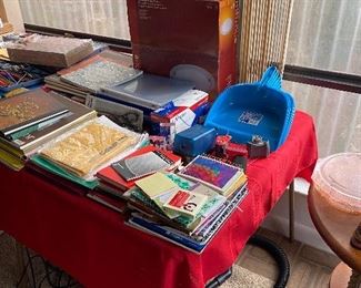 Books, Crafts, games, puzzles