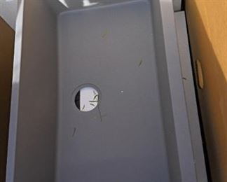 New under the counter sink