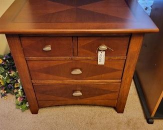 Kathy Ireland nightstand with matching dresser