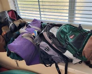 Backpacks/camp gear