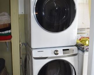 Beautiful Stacking Samsung Washer and Dryer, like brand new