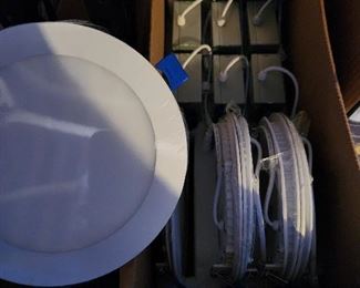 9 Boxes of Ensenior 6 pack LED lights 1050 lumens