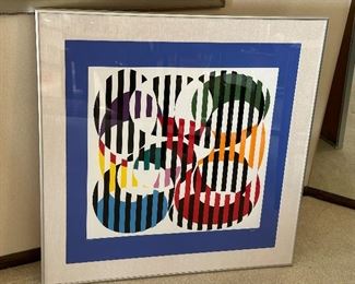 Framed Serigraph Bout a Bout by Yaacov Agam 

Number 166/180

Mesures 35" x 35" 