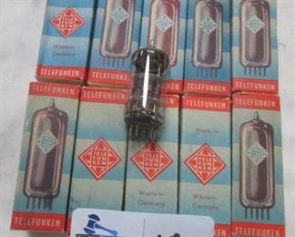 LOT OF 10 TELEFUNKEN TUBES