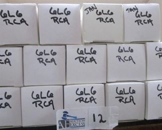 LOT OF 14 RCA 6L6 TUBES