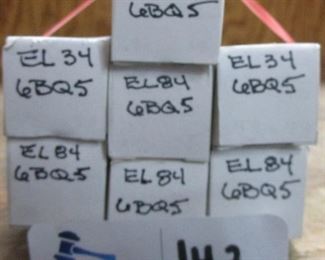 LOT OF 7 EL84/6BQ5 TUBES NOS