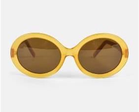 FURLA 1960's Butterscotch French Modern Sunglasses
