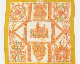 HERMES Macrame Silk Scarf