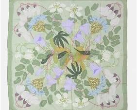 HERMES Flora Graeca Niki Goulandris Silk Scarf