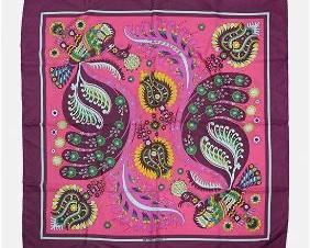 HERMES Skyros Julia Abadie Silk Scarf