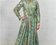 ALDRICH Vintage 1960's Paisley Shimmer Cocktail  