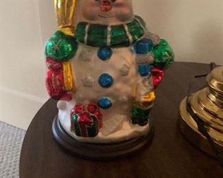 Thomas Pacconi Blown Glass Snowman 2004