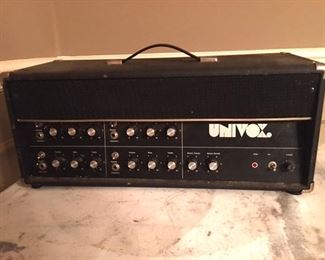 Univox PA head also Vox Essex Bass amp, a couple more